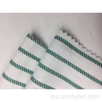 32s Rayon Twill Stripe Print Fabric